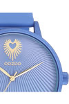 OOZOO Timepieces Light Blue Leather Strap