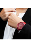 OOZOO Timepieces Red Leather Strap