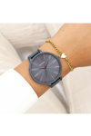 OOZOO Timepieces Grey Leather Strap