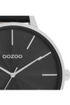 OOZOO Timepieces Black Leather Strap