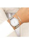 OOZOO Timepieces Crystals Silver Metallic Bracelet