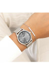 OOZOO Timepieces Crystals Silver Metallic Bracelet