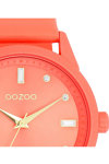 OOZOO Timepieces Crystals Somon Leather Strap