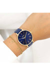 OOZOO Timepieces Blue Leather Strap