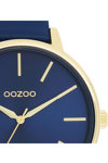 OOZOO Timepieces Blue Leather Strap