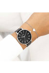 OOZOO Timepieces Black Leather Strap