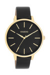 OOZOO Timepieces Black Leather Strap