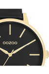 OOZOO Timepieces Black Leather Strap