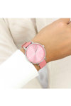 OOZOO Timepieces Pink Leather Strap