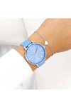 OOZOO Timepieces Light Blue Leather Strap