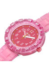 FLIK FLAK Gameland Level Pink with Pink Silicone Strap