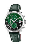 FESTINA Chronograph Green Leather Strap