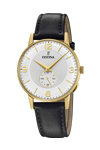 FESTINA Black Leather Strap