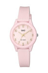 Q&Q Watch Pink Plastic Strap