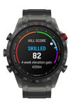 GARMIN MARQ Athlete (Gen 2) Performance Edition Titanium/Silicone Hybrid Black/Red Bracelet