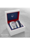 BULOVA Jet Star Precisionist Silver Stainless Steel Bracelet Limited Edition Gift Set