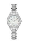 BULOVA Sutton Diamonds Silver Stainless Steel Bracelet