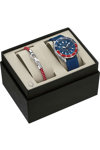 BULOVA classic Chronograph Blue Rubber Strap Gift Set