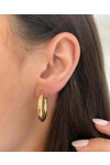 9ct Gold Hoop Earrings by SAVVIDIS