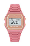 TEKDAY Chronograph Pink Plastic Strap