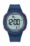 TEKDAY Chronograph Blue Plastic Strap