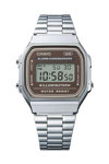 CASIO Vintage Chronograph Silver Stainless Steel Bracelet