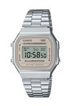 CASIO Vintage Chronograph Silver Stainless Steel Bracelet