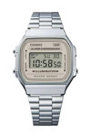 CASIO Vintage Chronograph Silver Stainless Steel Bracelet