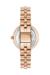 TED BAKER Amy Floral Rose Gold Stainless Steel Bracelet