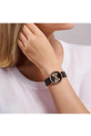 TED BAKER Phylipa Bow Black Leather Strap