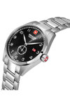 SWISS MILITARY HANOWA Lynx Silver Stainless Steel Bracelet