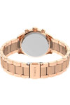 TIMEX Dress Crystals Chronograph Rose Gold Metallic Bracelet