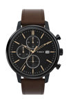 TIMEX Trend Chicago Brown Leather Strap