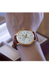 ORIENT Classic Sun and Moon Automatic Brown Leather Strap