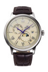 ORIENT Classic Sun and Moon Automatic Brown Leather Strap