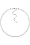 Κολιέ DOUKISSA NOMIKOU Snake Choker Silver Plated Stainless Steel Chain