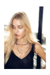 Κολιέ DOUKISSA NOMIKOU Snake Choker Silver Plated Stainless Steel Chain