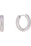 DOUKISSA NOMIKOU Small Silver Plated Stainless Steel Hoops