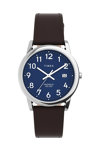 TIMEX Easy Reader Brown Biosourced Leather Strap