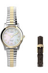 TIMEX Main Street Essex Avenue Two Tone Stainless Steel Bracelet Gift Set