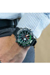 CITIZEN Eco-Drive Divers Chronograph Black Synthetic Strap