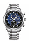 CITIZEN Tsuki-yomi Eco-Drive RadioControlled Silver Titanium Bracelet