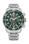 CITIZEN Eco-Drive Divers Chronograph Silver Stainless Steel Bracelet