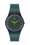 SWATCH Dreaming Of Gemstones Green Silicone Strap