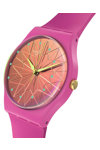 SWATCH Fantastic Fuchsia Fuchsia Silicone Strap