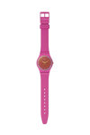 SWATCH Fantastic Fuchsia Fuchsia Silicone Strap