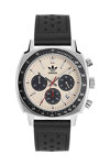 ADIDAS ORIGINALS Master Originals One Chronograph Black Leather Strap