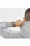 ADIDAS ORIGINALS Master Originals One Chronograph Black Leather Strap