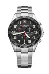 VICTORINOX FieldForce Chronograph Silver Stainless Steel Bracelet