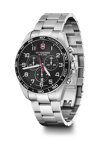 VICTORINOX FieldForce Classic Chronograph Silver Stainless Steel Bracelet